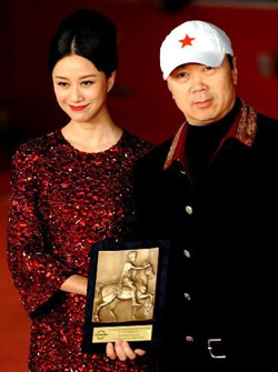 Cui Jian et son actrice Ni Hongjie au Festival du film de Rome